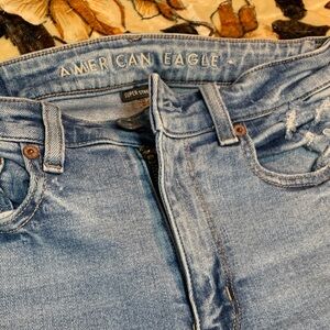 American Eagle Outfitters Light Blue High Rise Jeans